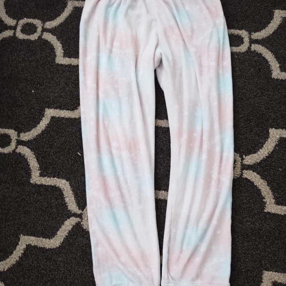 Wonder Nation Pink and Blue Pajama Bottoms Soft and Comfortable